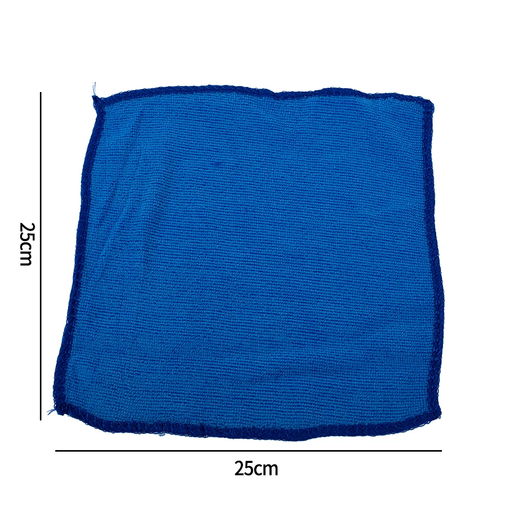 

25* 25cm 10pcs Superfine Fiber Microfiber Cleaning Cloth No-Scratch Rag Car Polishing Detailing Towel Durable And Long Use