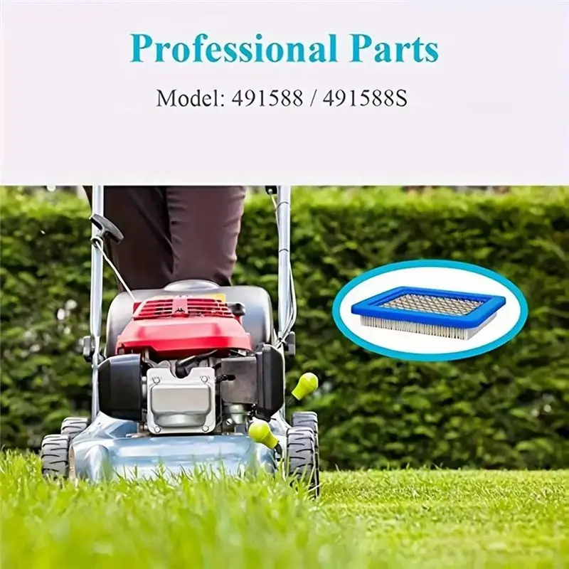 Фото ABUL-For Briggs Stratton 491588S 399959 Сменный воздушный фильтр-картридж для газонокосилок, 12 шт., запчасти и аксессуары №3