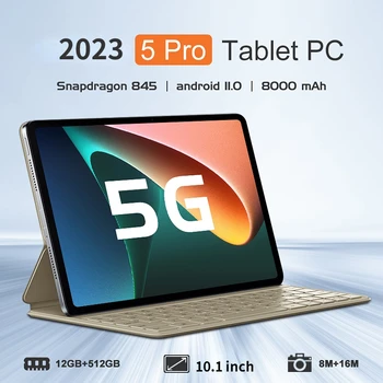 2023 New Global Version Original Tablet Android 11.0 HD 4K Screen 8000mAh 12GB+512GB Tablets Dual SIM Card 5G Wifi tablet 1