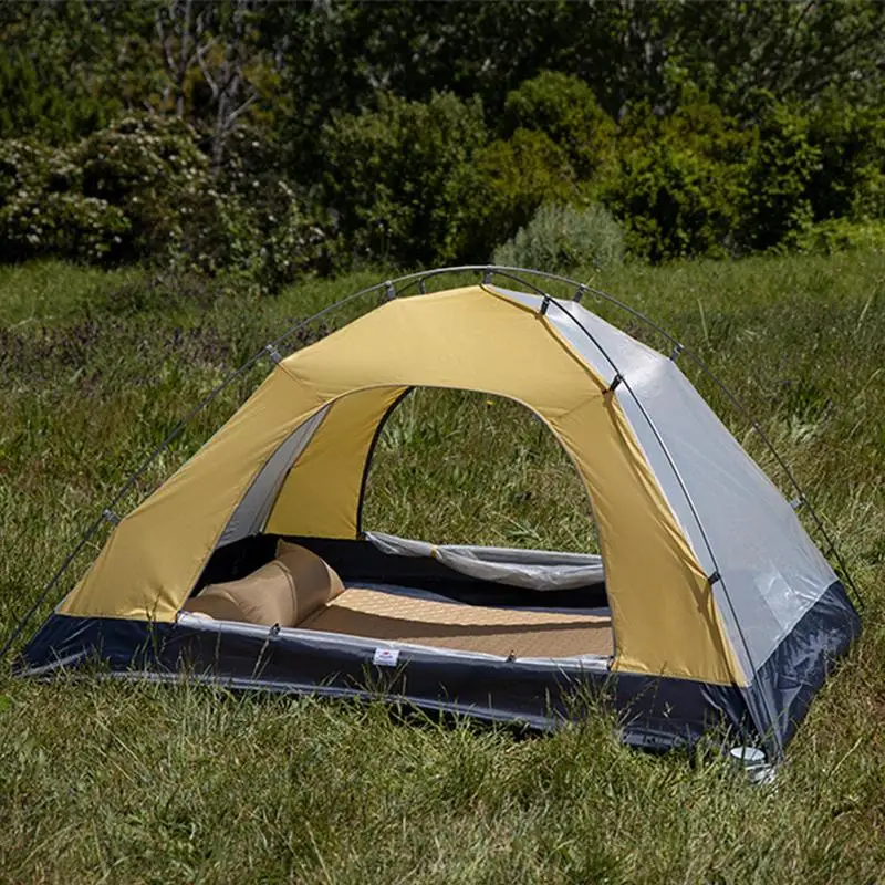 

Camping Tent 2 Person Lightweight Backpacking Tent Waterproof Two Doors Easy Setup Outdoor Shelter For Family Hiking Travel