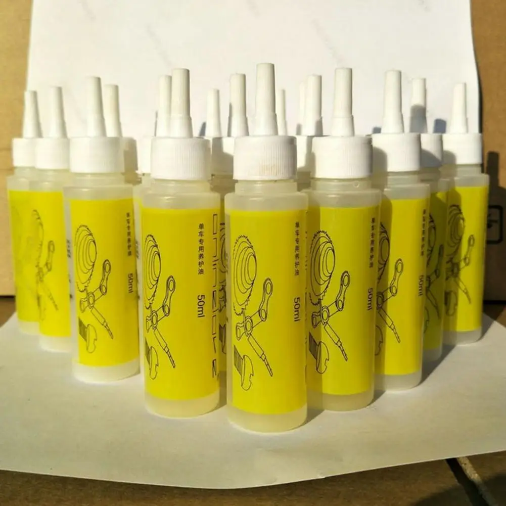 

Bike Oil Lubricant 50ML Transparent Anti-corrosion Chain Lube Practical Long-lasting Chain Cleaner Lubrication Bike Maintenance