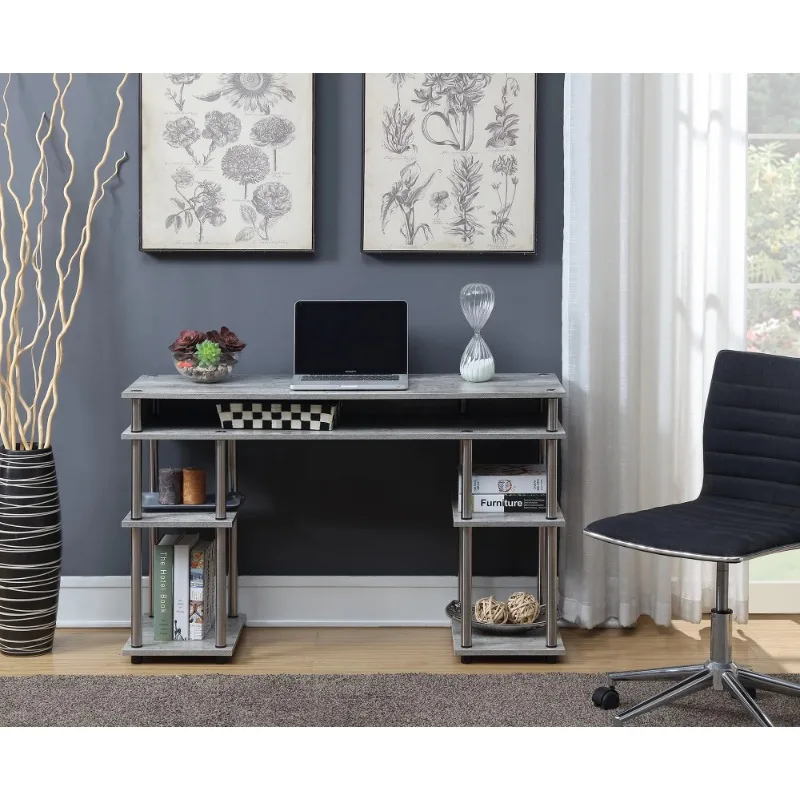 

Convenience Concepts Designs2Go No Tools Student Desk, Faux Birch