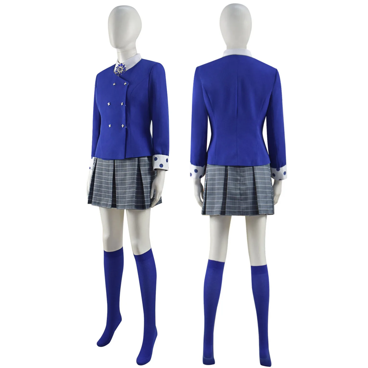 

Heathers Veronica Sawyer Cosplay Costume Adult Women Shirt Skirt Coat Full Suits Girls Halloween Carnival Disguise Party Costume