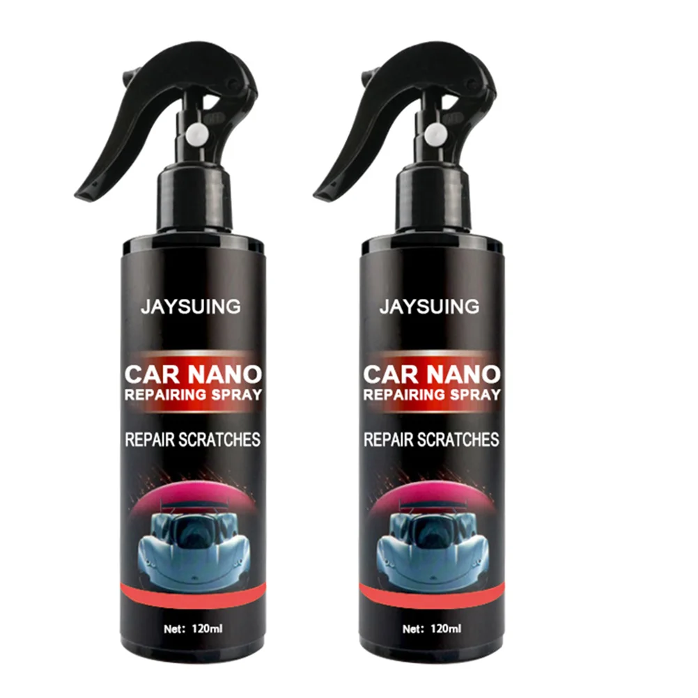 2 Bottles Car Nano Repairing Spray Car Wax Polish Spray Scratches Remover Car paint nano-coating crystal coating liquid spray