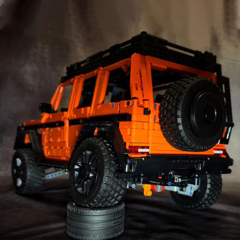 Фото 2839 деталей MOC Mercedes-Benz G500: Техническая модель, конструктор, рождественский подарок, развивающая игрушка для детей, идея для самостоятельной сборки №3