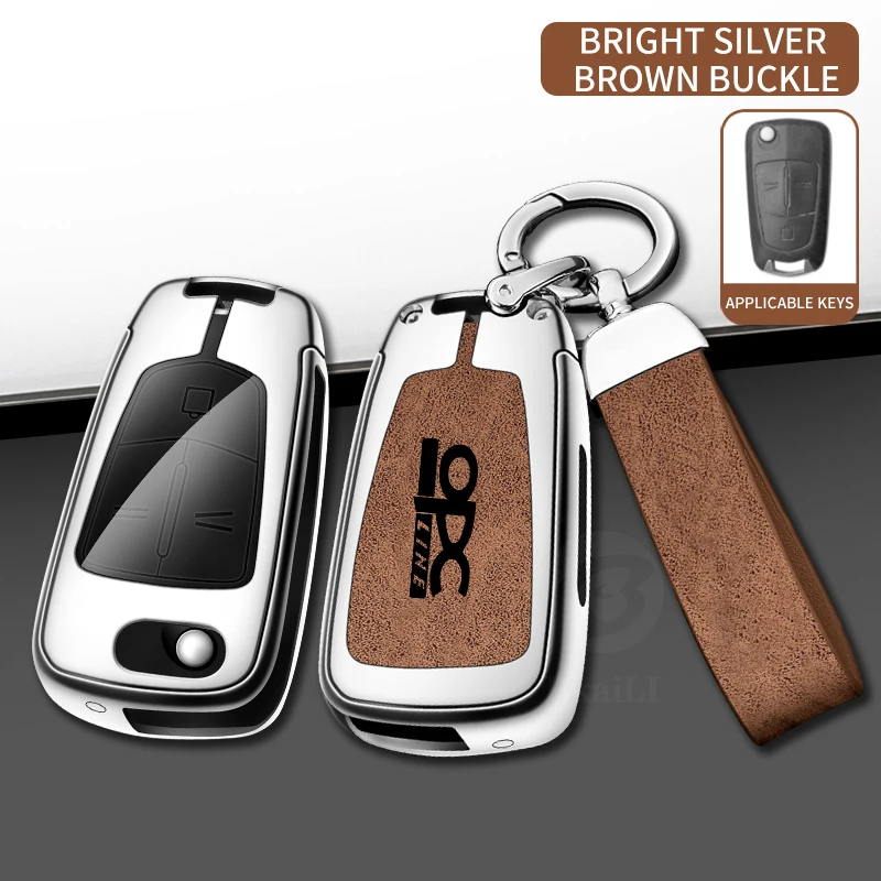 

Пользовательский логотип для Opel ASTRA INSIGNIA MOKKA OPCline чехол для ключей от автомобиля из цинкового сплава, чехол для ключей с дистанционным управлением, аксессуары