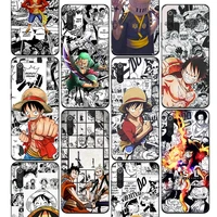 anime one piece luffy phone case for xiaomi redmi note 10 10s 9 9s 8 8t 11s 11 pro 7 5 9t 9c 9a 8a 7a 6a 6 fundas cover coque
