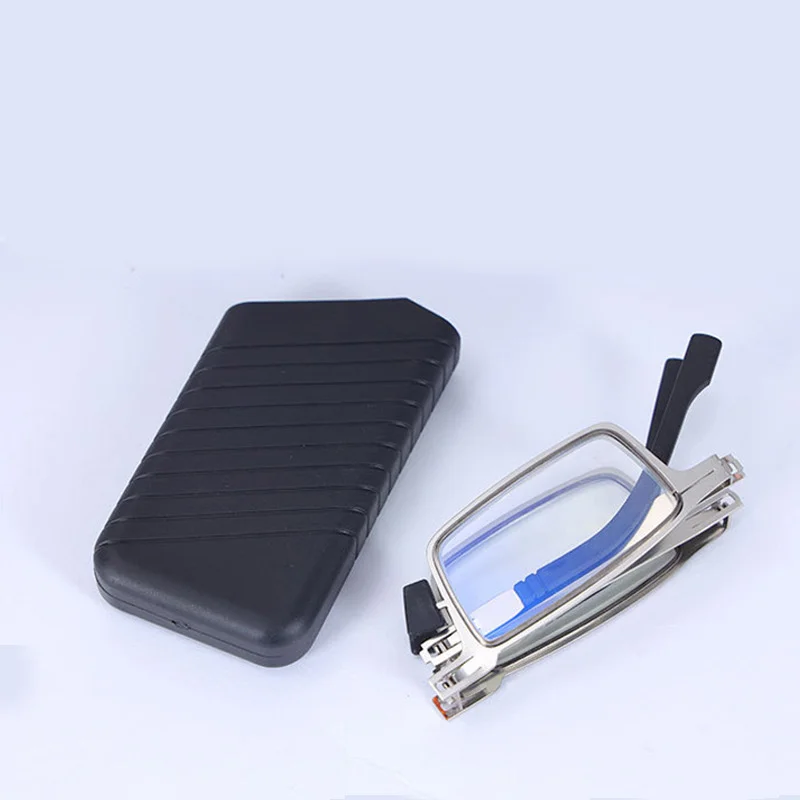 Складные очки для чтения без винтов мужчин и женщин металлическая оправа