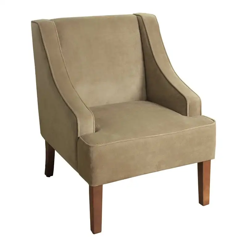 

Velvet Swoop Arm Accent Chair