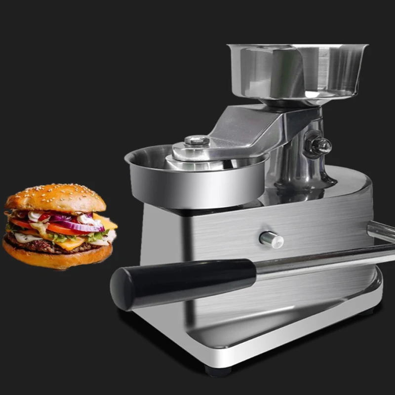 

Small-sized Manual Burger Molding And Pressing Machine Commercial Patties Mould Meat Stuffing Tool