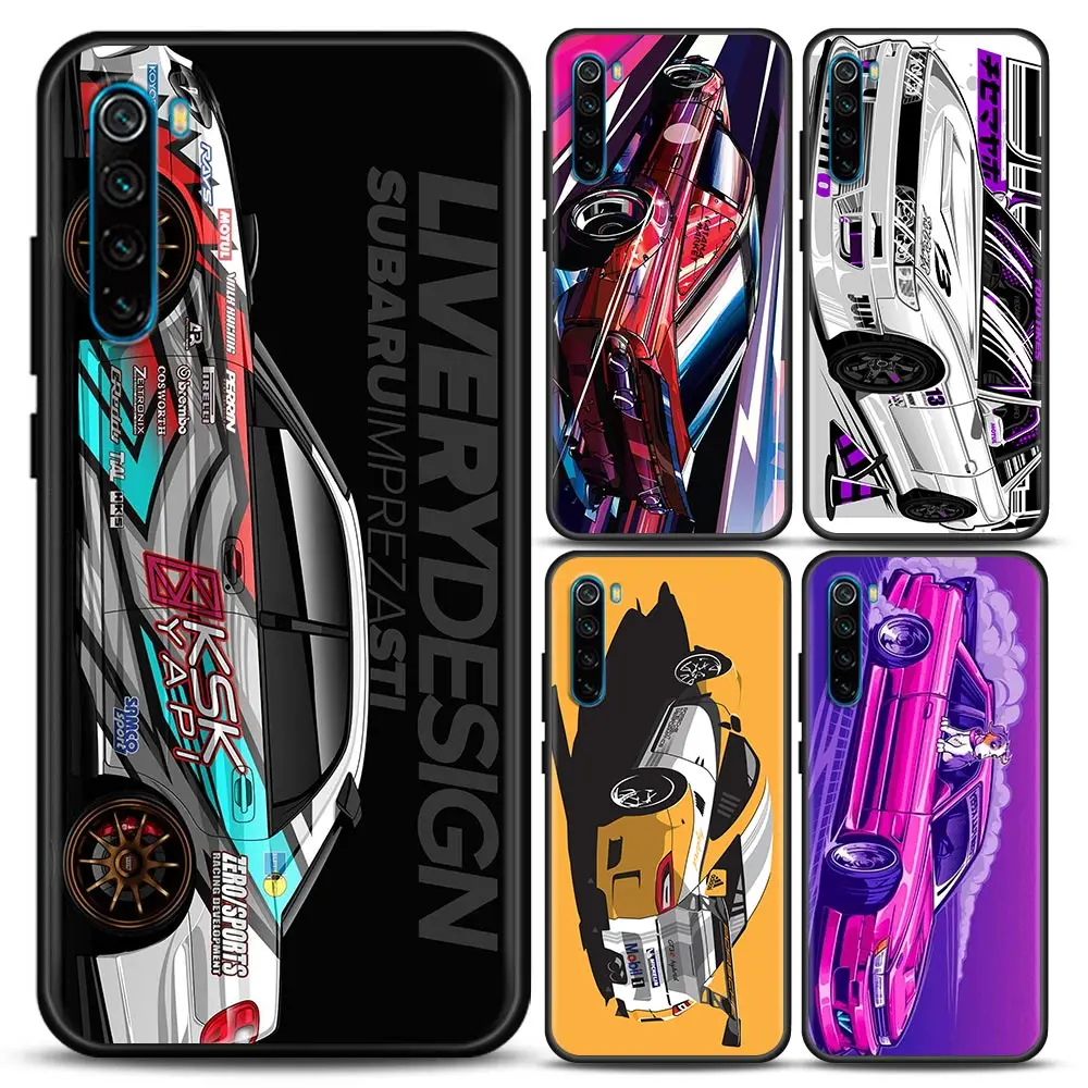

Tokyo JDM Drift Sports Car Phone Case for Redmi 6 6A 7 7A Note 7 Note 8 A Pro 8T Note 9 S Pro 4G T Soft Silicone