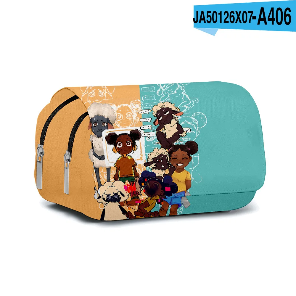 Пенал игровой Аманды многофункциональная двухслойная сумка для хранения