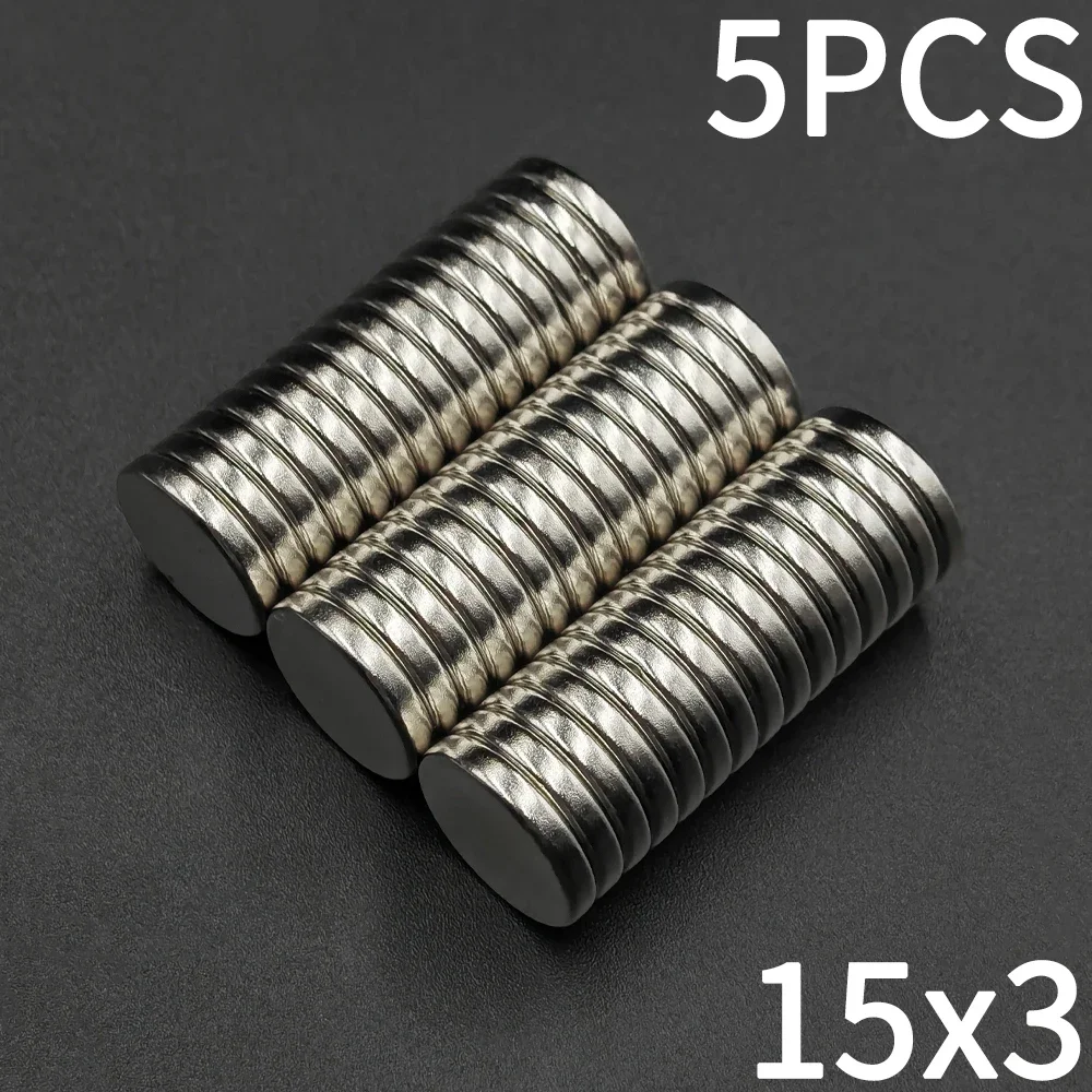 

Круглый постоянный магнит 15x3 мм