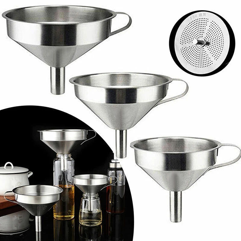 

Воронка Из Нержавеющей Стали с фильтром, 11/13/15 см