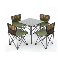 new arrival folding metal cheap camping folding table and chairs set