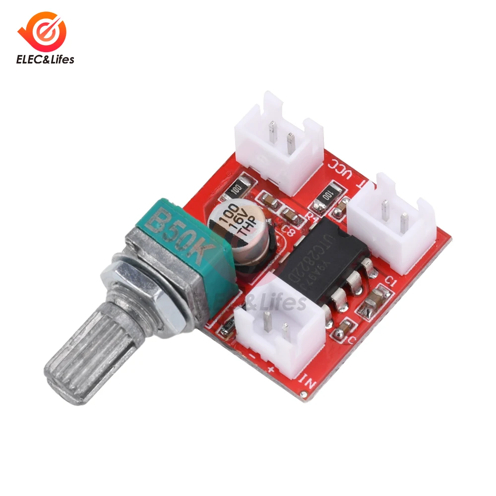 Плата моно-усилителя BTL 1 8-12 В постоянного тока UTC2822 мини-усилитель для наушников