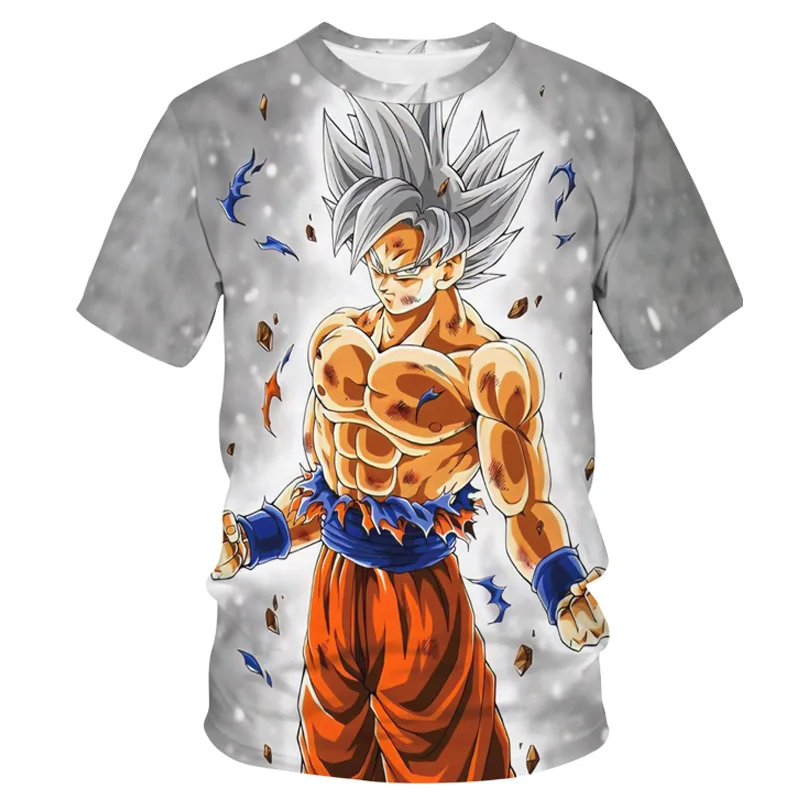 

Мужская летняя футболка с 3D-принтом «Драконий жемчуг»