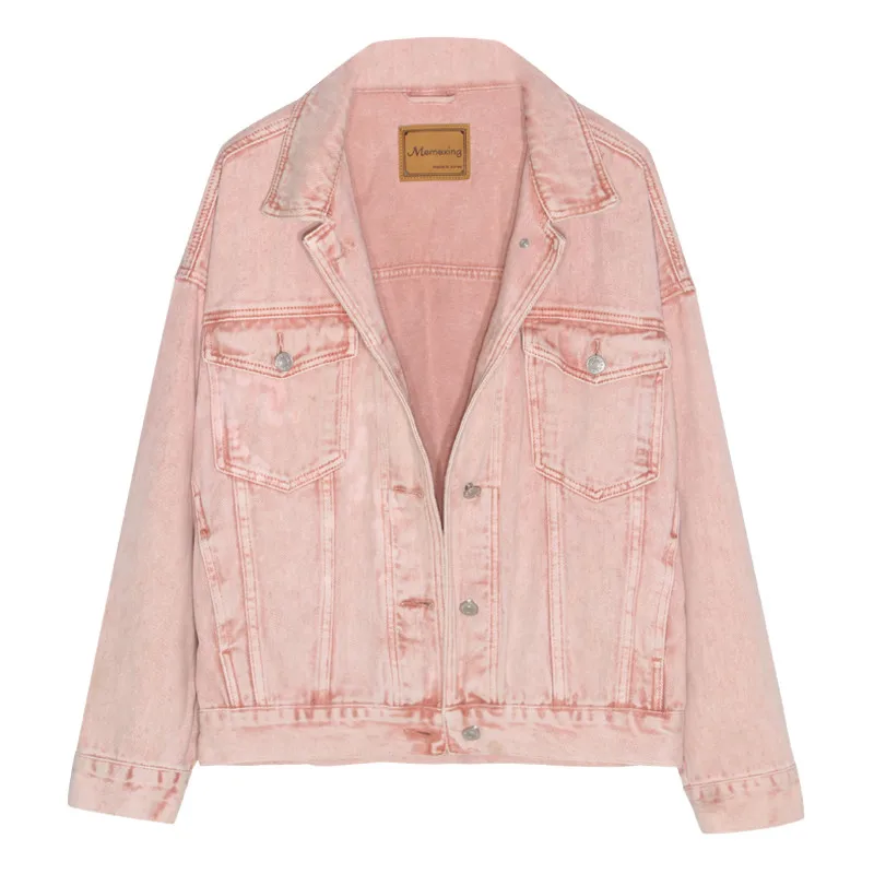 

Vintage Denim Coat Women 2020 Spring Autumn Long Sleeve Jeans Jacket Women Basic Coat Loose Short Denim Jacket Streetwear Q1147