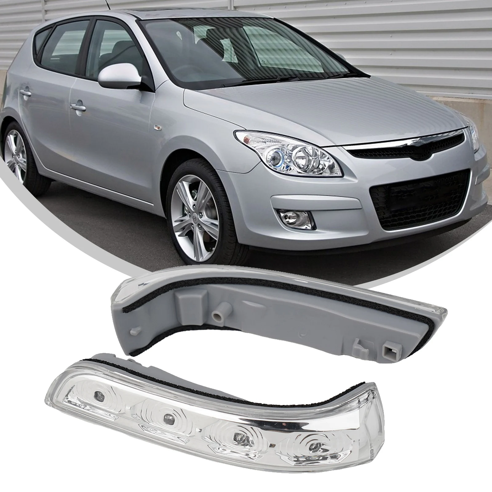 1 пара зеркал заднего вида светодиодный указатель поворота для Hyundai I30 2009-12 87613-2L600