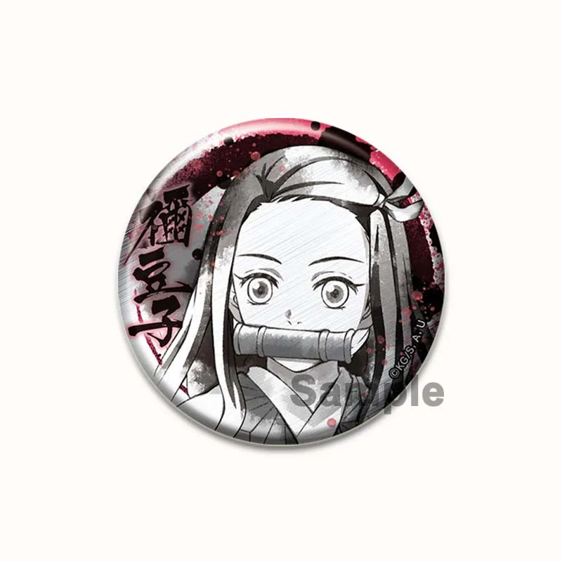 Japaness Anime Demon Slayer Kimetsu No Yaiba Brooches Badge Clothes Accessories Women Jewelry Enamel Lapel Pins Collection Gifts images - 6