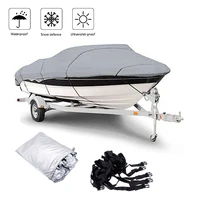 yacht outdoor protection waterproof boat cover oxford fabric anti smashing tear proof silver reflective 300d 11 22ft boat cover