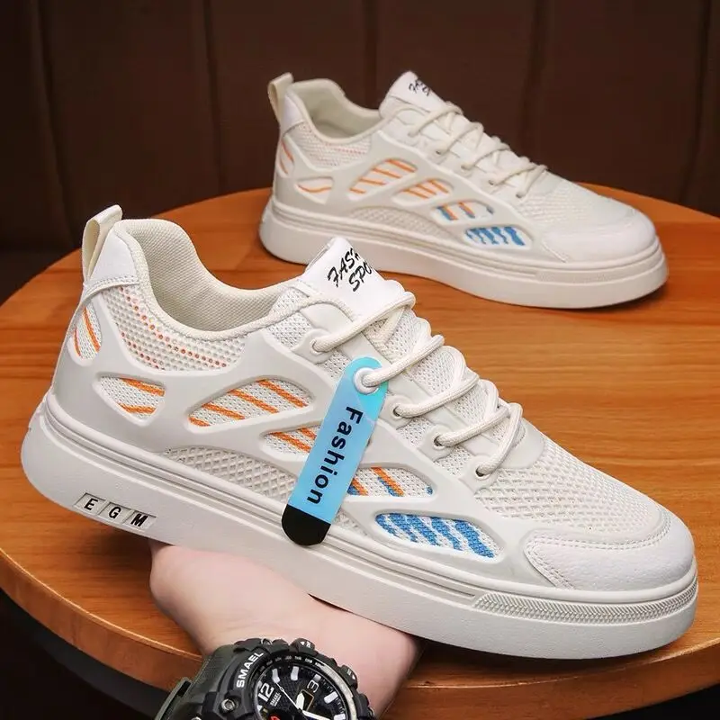 

Новинка Мужская дышащая сетчатая панельная обувь спортивная обувь для студентов трендовая мужская повседневная обувь повседневная универсальная обувь для мужчин