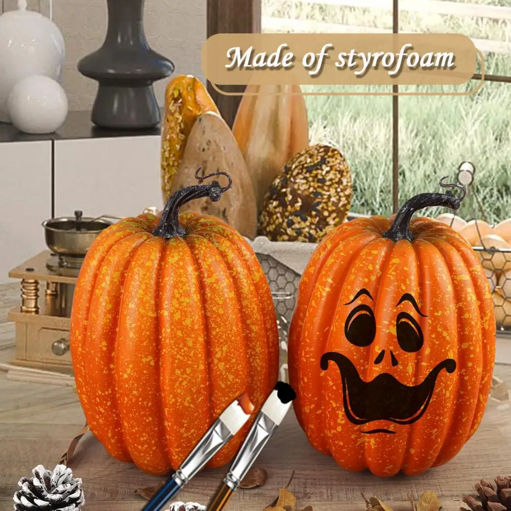 Искусственные тыквы для украшения осеннего урожая на День Благодарения