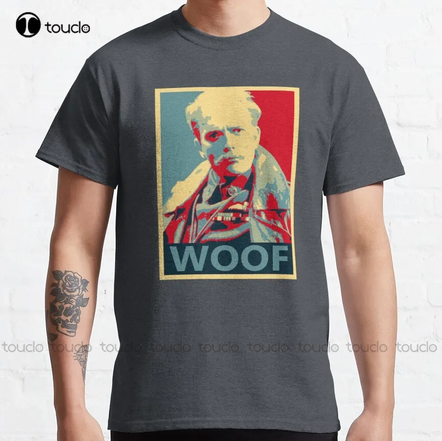 

Lord Flashheart 'Woof' Design Classic T-Shirt Red Shirt Fashion Design Casual Tee Shirts Tops Hipster Clothes Make Your Design