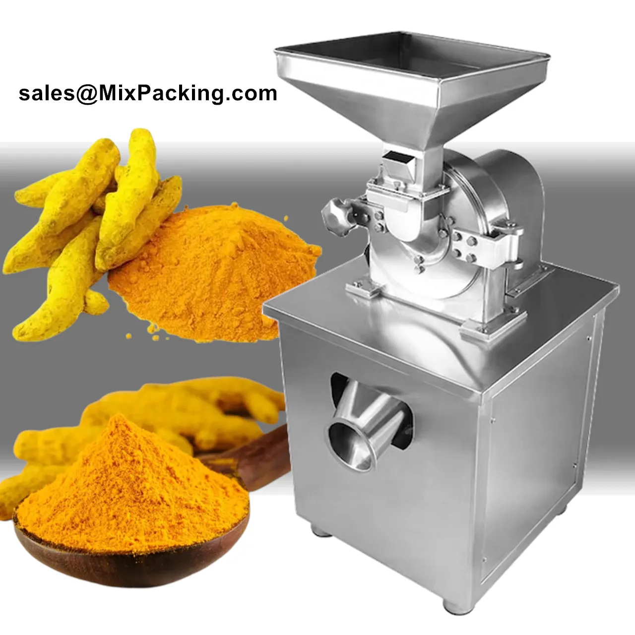 

Multi Purpose Stainless Grain Mung Bean Grinding Machine Commercial Dry Spice Industrial Pulverizer Machine