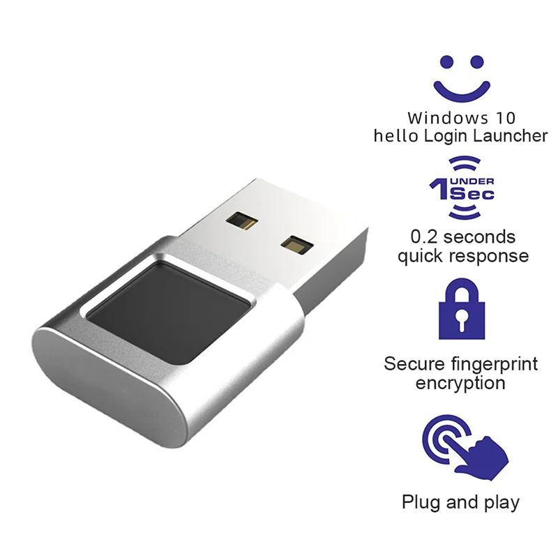 USB-сканер для считывания отпечатков пальцев с USB-интерфейсом