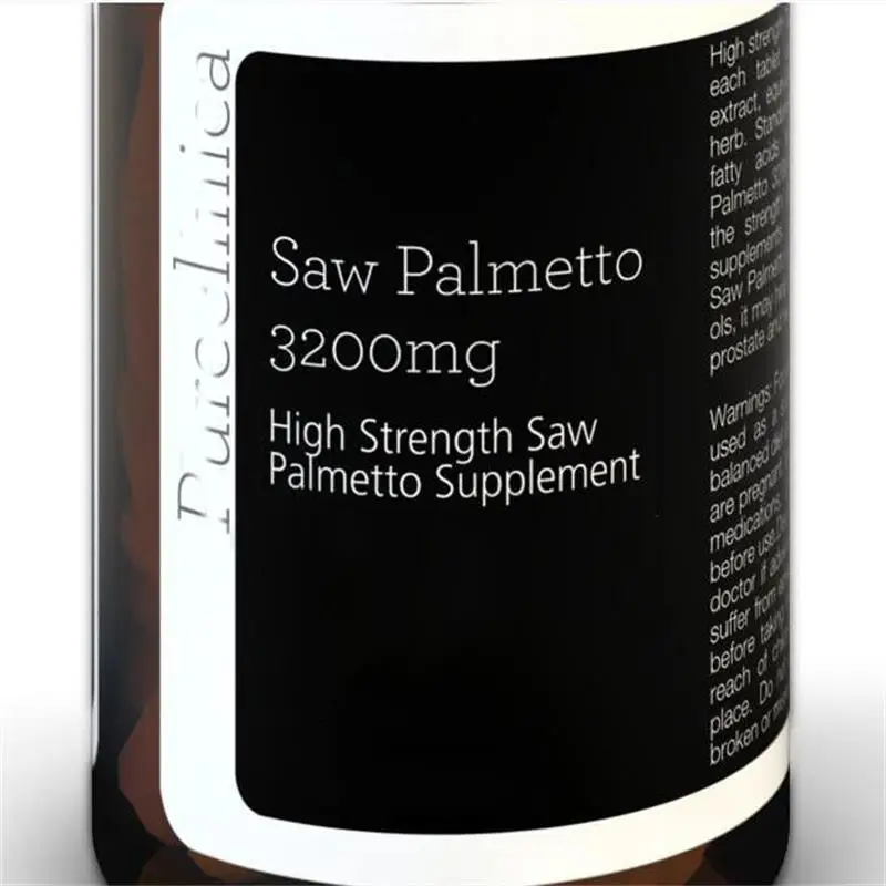 

High power Saw Palmetto 3200mg - standardized contains reduce men's hair loss 1bottle=90p
