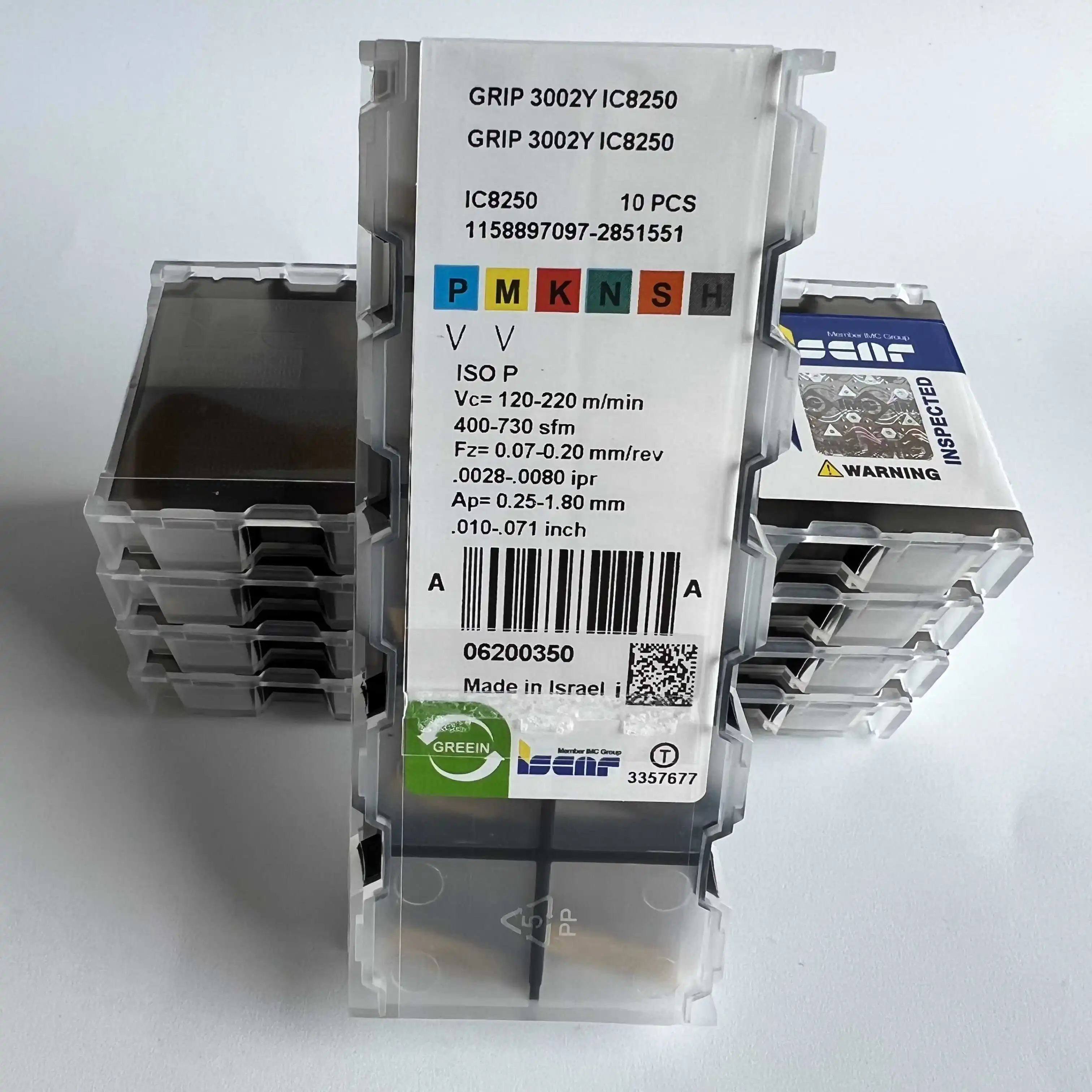 GRIP3002Y IC8250 / твердосплавное лезвие с ЧПУ 10 шт.