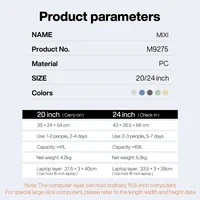 Чемоданы MIXI#5