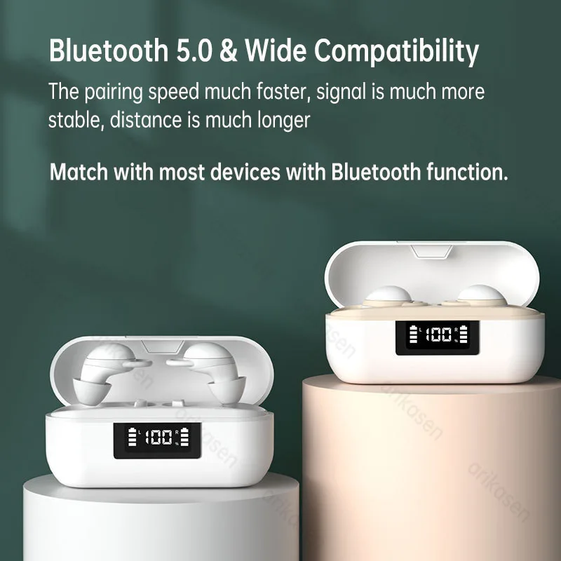 

New Bluetooth Headset Mini Invisible Ultra-small Wireless In-ear Suitable for Apple Huawei