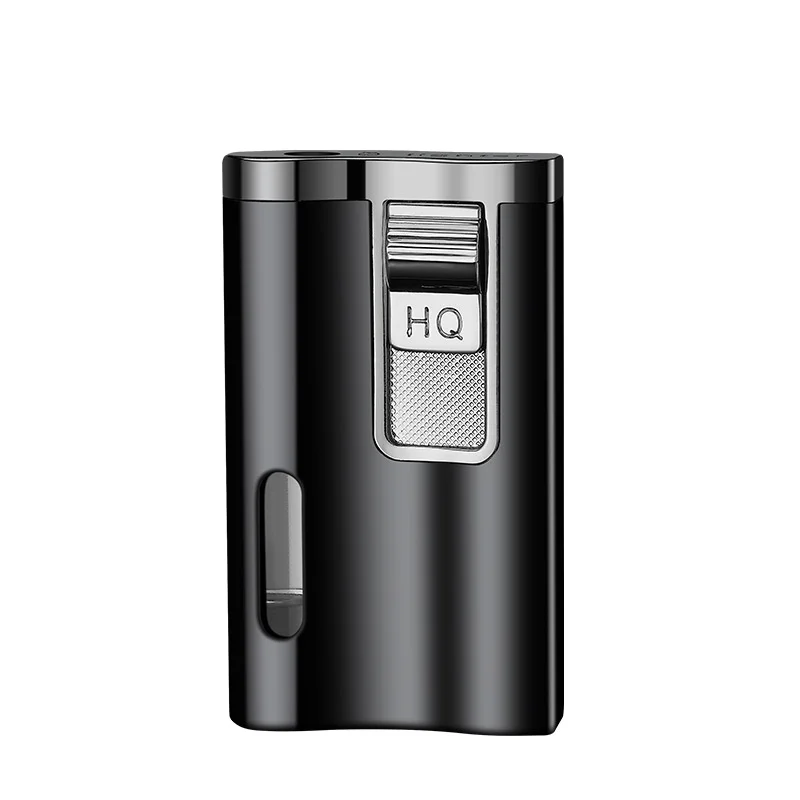 Windproof Lighter With Air Window Personalized Light And Thin Direct Impact Lighter