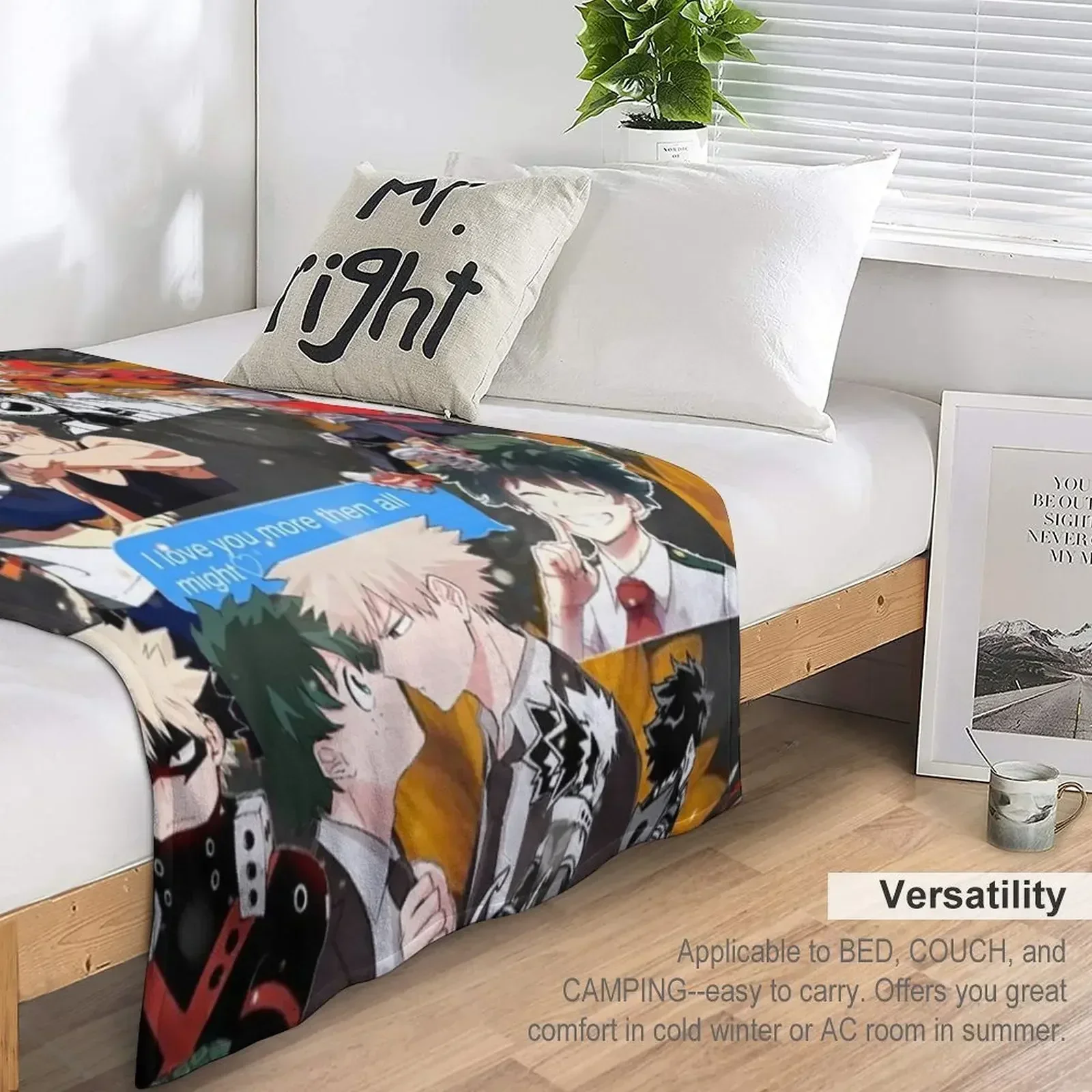 Фото Мягкий теплый плед для дивана с узором bakudeku pattern 2, мужской №5