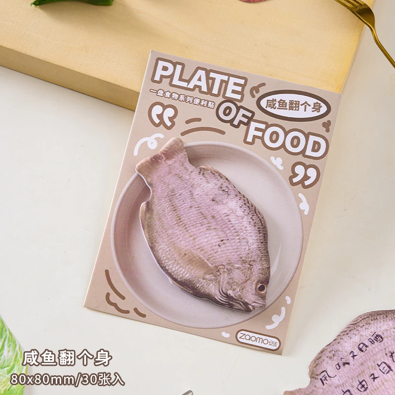 

Липкие заметки Kawaii в форме еды