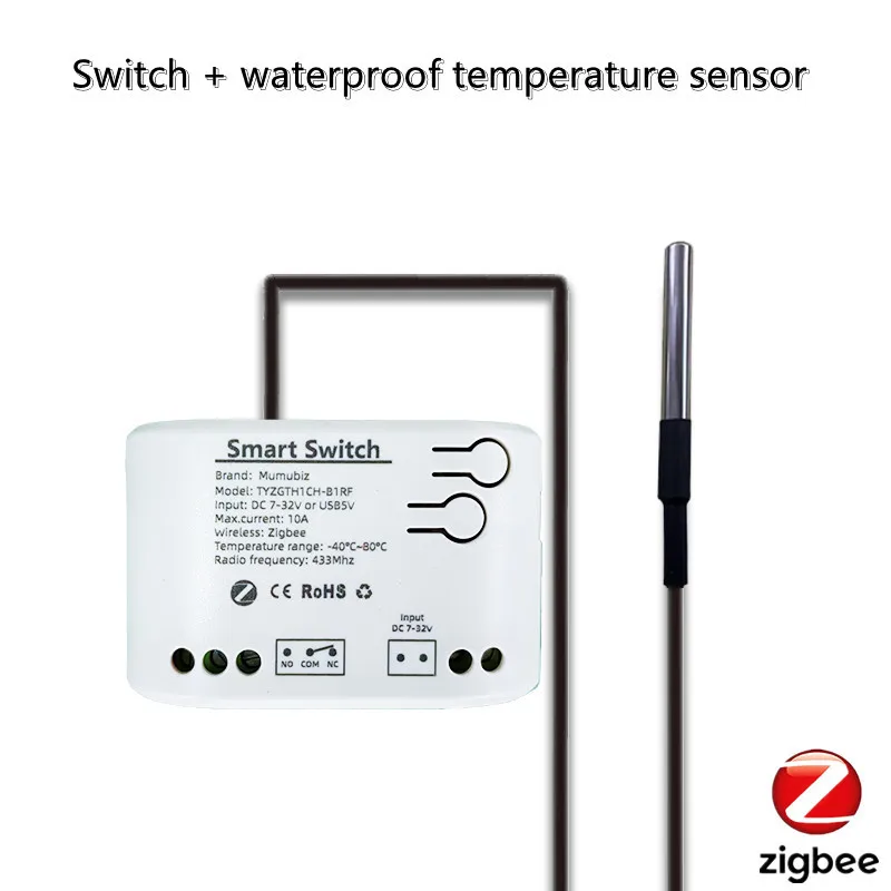 

Умный переключатель mumubiz TH10 Zigbee