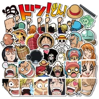 102040pcs one piece stickers anime decals waterproof graffiti skateboard car phone water bottle pvc cool sticker for kids toy