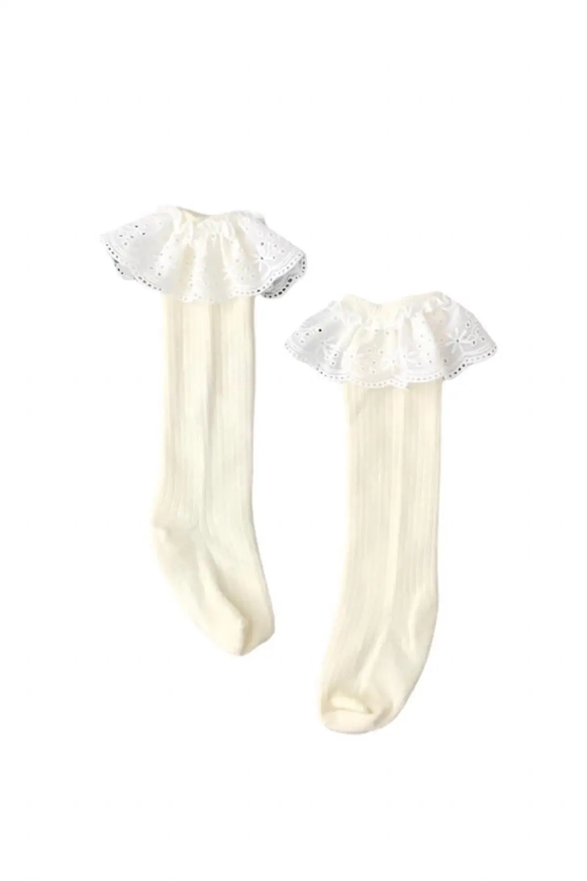 

Lace girl baby child knee long socks underwear