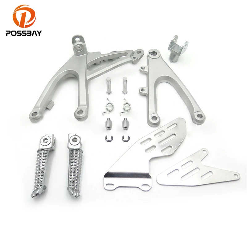

Motorcycle Front Footrest Foot Pegs Rests Set for Yamaha YZF R1 2007 2008 Footpegs Pendals Bracket Accessories Reposapies Moto