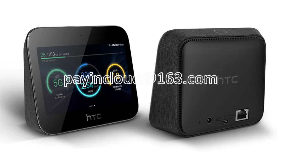 

HTC 5G Hub NR Band 4G FDD: полосы 1, 2, 3, 4, 5, 7, 8, 12, 20, 28, 66 TDD: полосы 38, 41 мобильный концентратор Mifi Cat20