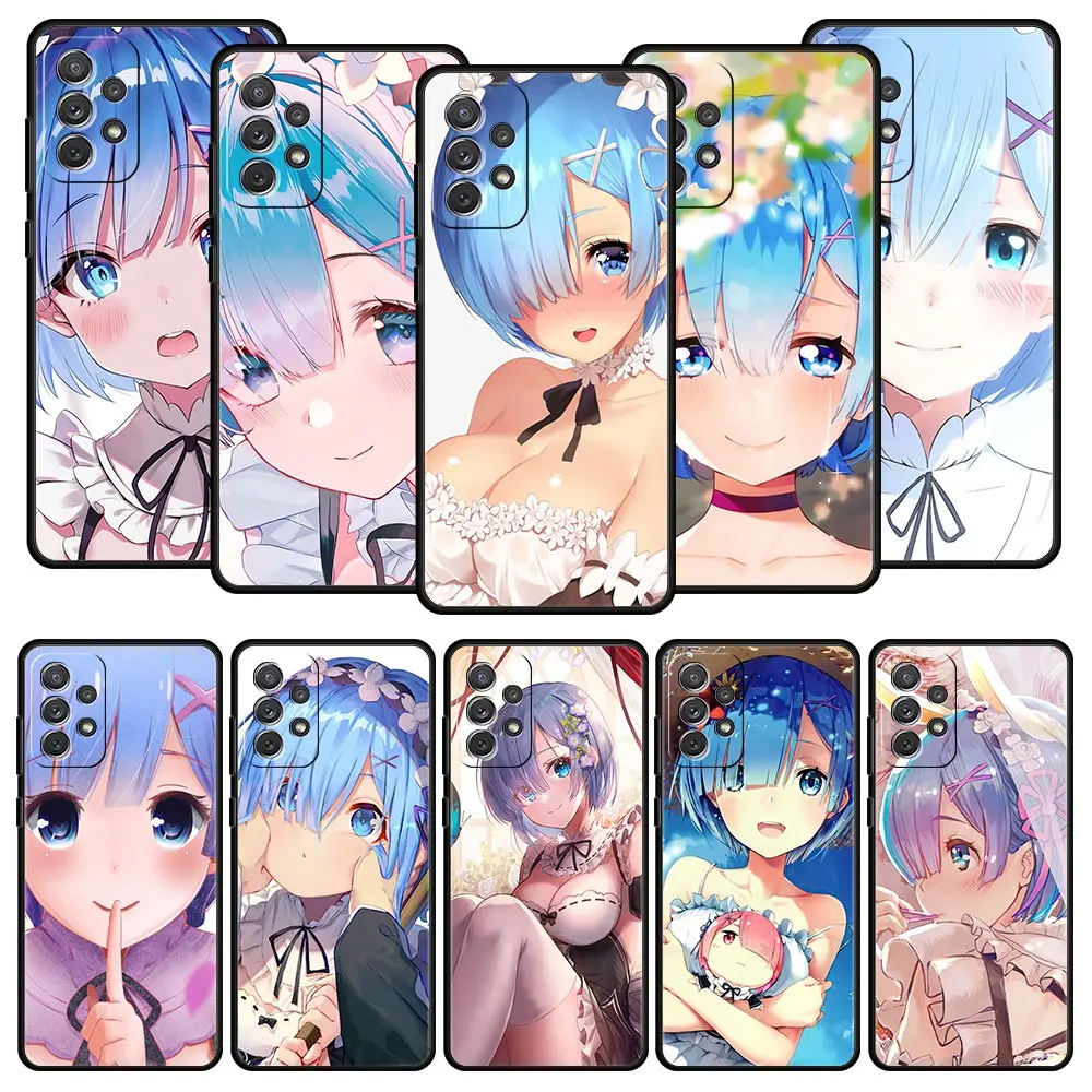 

Re Zero Rem sexy Girl For Samsung Galaxy A51 A71 A21S A12 A11 A31 A41 A01 A03s A52 A32 A22 A13 A14 A23 A33 A53 A73 5G Phone Case