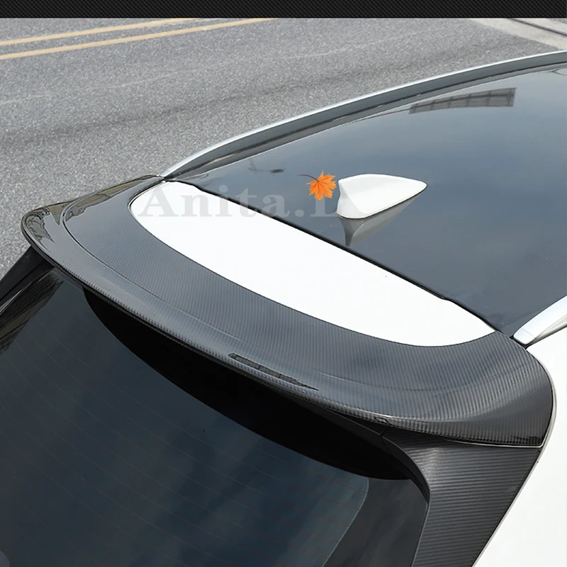 Спойлер на крышу хэтчбека для Mazda CX-5 CX 5 2017-2022 из углеродного волокна черный