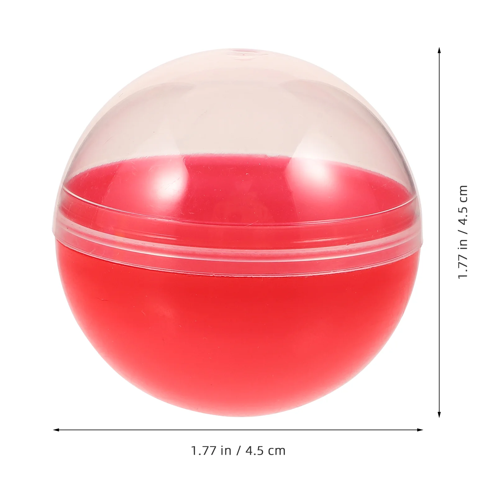 Маленькие заполняемые круглые капсулы 50 шт. красочные полупрозрачные шарики для