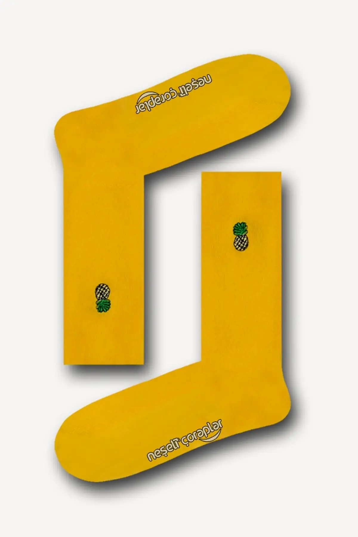 Unisex Colorful 10-Piece Embroidered Socks Set Cute and Fun Designs