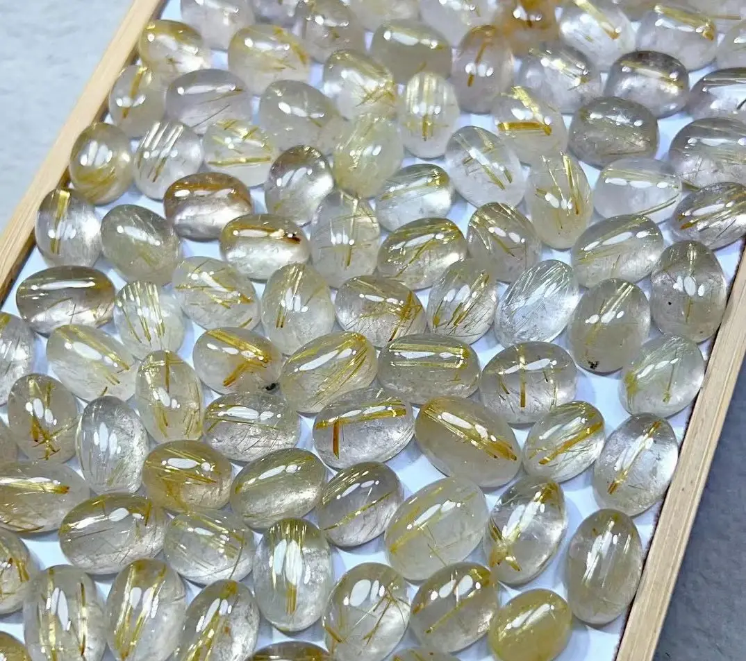 Оптовая продажа 10 шт./упаковка Бусины Из Натурального кварцевого кабошона