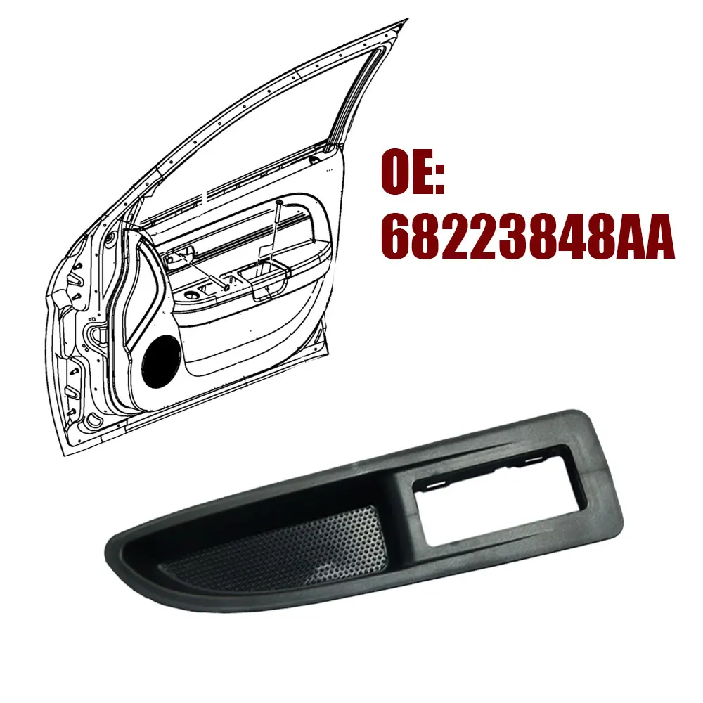 

Car Right Front Door Window Switch Panel Frame Bezel Replacement Interior 68223848AA for Dodge Chrysler 2011-2014