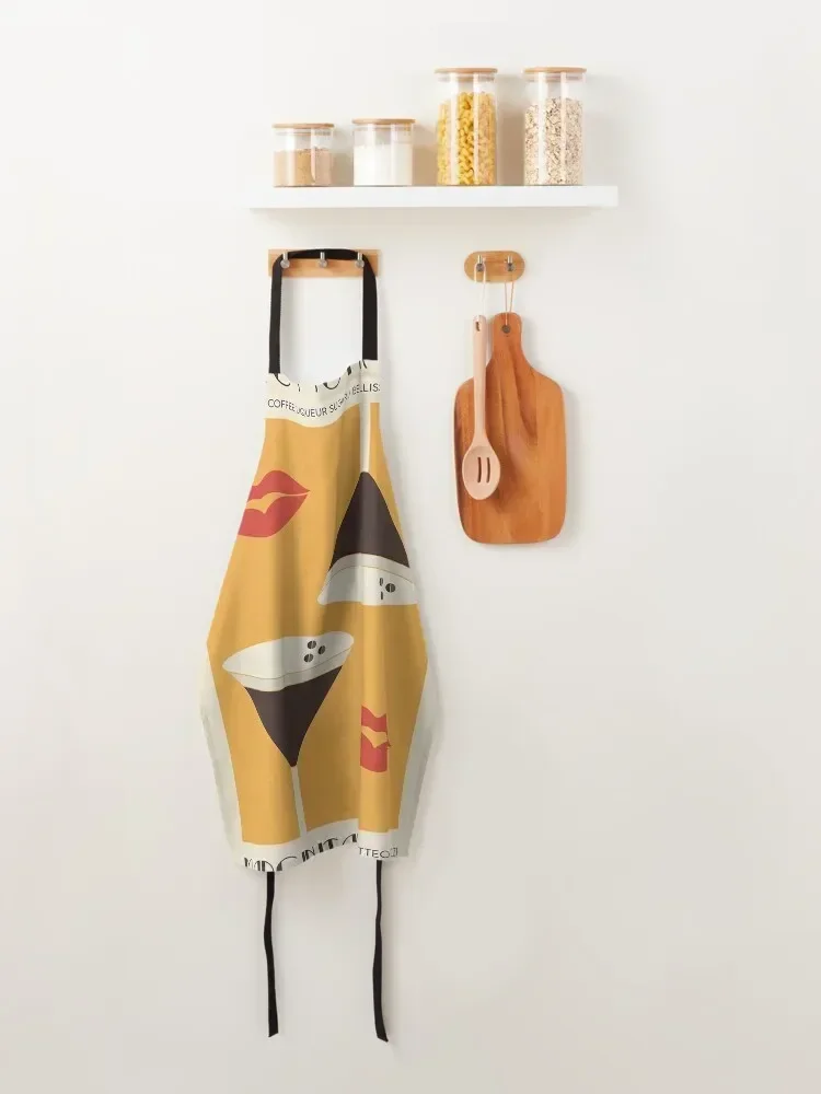 Фартук для эспрессо мартини кухонные принадлежности женщин дома фартук мужчин