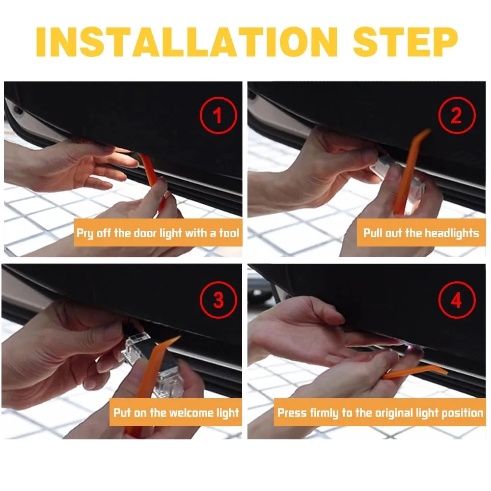 Аксессуары для декоративной лампы автомобильной двери аксессуары BMW E39 540i 530i 525i